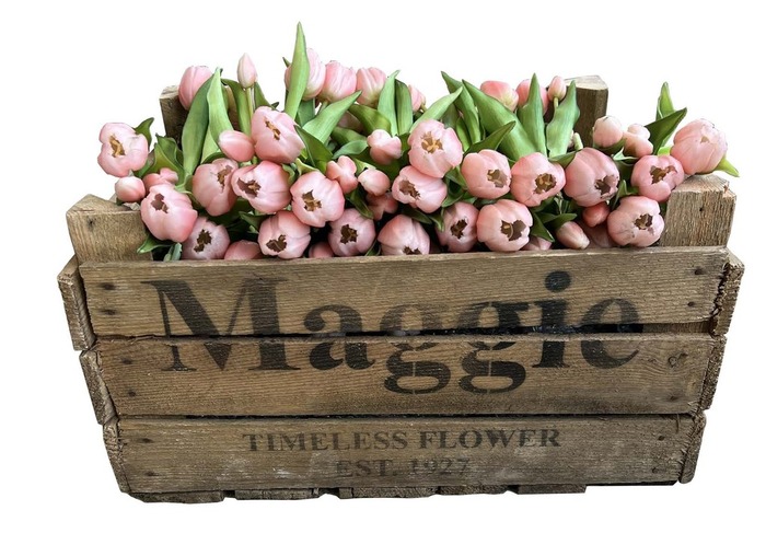 Konstblomma Tulpan Rosa 5-pack